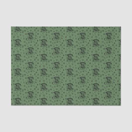 HOGWARTS™ Green Pattern Tissuepapier (Voorkant)