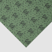 HOGWARTS™ Green Pattern Tissuepapier (Detail)