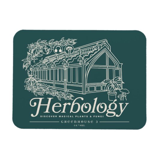 HOGWARTS™ Herbology Greenhouse Magneet (Horizontaal)