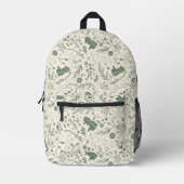 HOGWARTS™ Herbology Magic Pattern Bedrukte Rugzak (Voorkant)