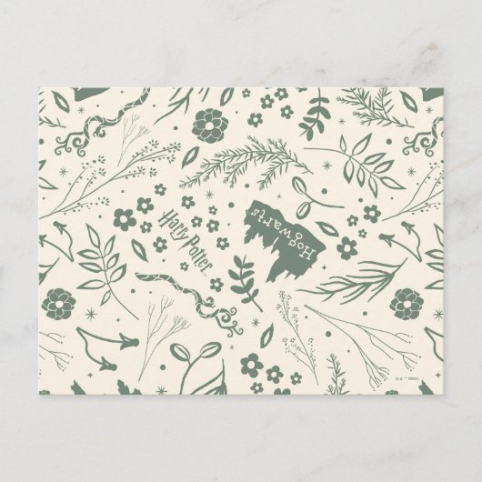 HOGWARTS™ Herbology Magic Pattern Briefkaart (Voorkant)