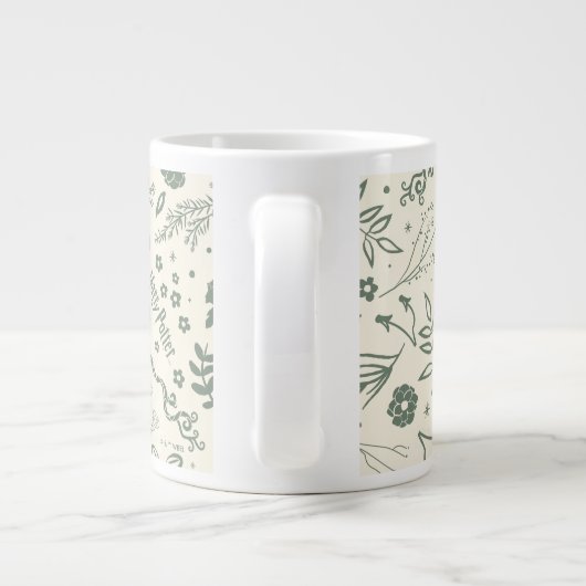 HOGWARTS™ Herbology Magic Pattern Extra Grote Beker (Achterkant)
