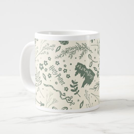 HOGWARTS™ Herbology Magic Pattern Extra Grote Beker (Voorkant links)