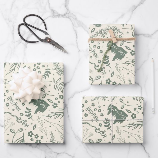 HOGWARTS™ Herbology Magic Pattern Inpakpapier Vel (Voorkant)