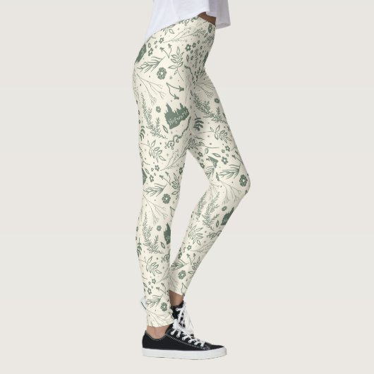 HOGWARTS™ Herbology Magic Pattern Leggings (Rechts)