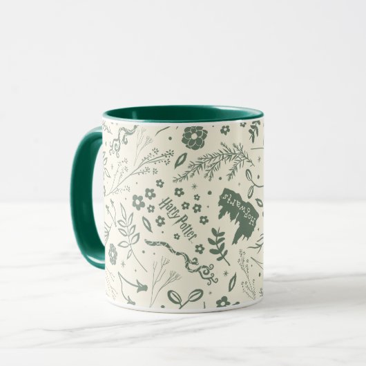 HOGWARTS™ Herbology Magic Pattern Mok (Voorkant links)
