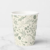 HOGWARTS™ Herbology Magic Pattern Papieren Bekers (Voorkant)