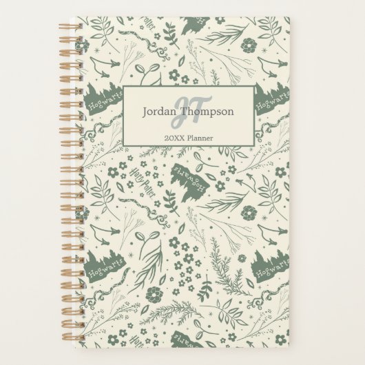HOGWARTS™ Herbology Magic Pattern Planner (Voorkant)