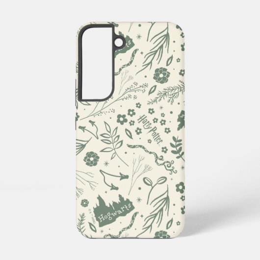 HOGWARTS™ Herbology Magic Pattern Samsung Galaxy Hoesje (Achterkant)