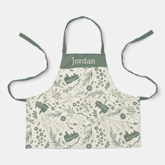 HOGWARTS™ Herbology Magic Pattern Schort (Voorkant)