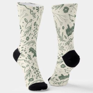 HOGWARTS™ Herbology Magic Pattern Sokken