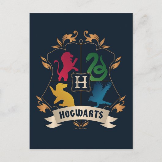  HOGWARTS™ House Crest Briefkaart (Voorkant)