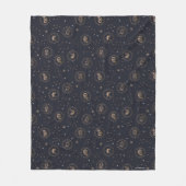 Hogwarts House Crests Constellation Pattern Fleece Deken (Voorkant)