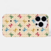  HOGWARTS™ House Crests Pattern Case-Mate iPhone Case (Achterkant (horizontaal))