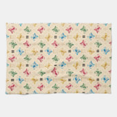  HOGWARTS™ House Crests Pattern Theedoek (Horizontaal)