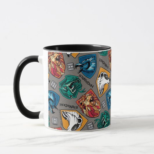 HOGWARTS™ Houses Crosshatched Pattern Mok (Links)