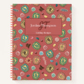 HOGWARTS™ Houses Holiday Cookie Pattern Notitieboek (Voorkant)