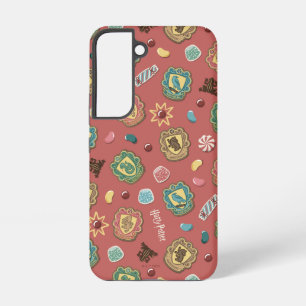 HOGWARTS™ Houses Holiday Cookie Pattern Samsung Galaxy Hoesje
