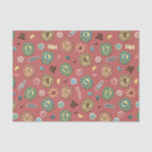 HOGWARTS™ Houses Holiday Cookie Pattern Tissuepapier (Voorkant)