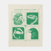 HOGWARTS™ Huisdieren Grid Fleece Deken (Voorkant)