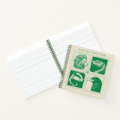 HOGWARTS™ Huisdieren Grid Notitieboek (Binnen)