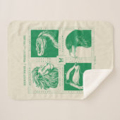 HOGWARTS™ Huisdieren Grid Sherpa Deken (Voorkant (horizontaal))