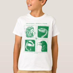HOGWARTS™ Huisdieren Raster T-shirt