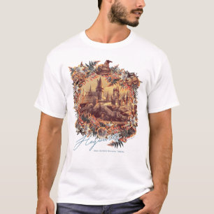 HOGWARTS™ KASTEEL Bloemengrafiek T-shirt