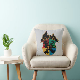 HOGWARTS™ Kasteel Huis Wapen Badge Kussen