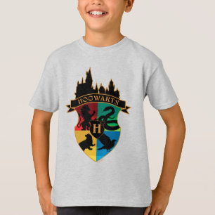 HOGWARTS™ Kasteel Huisstolz Badge T-shirt