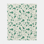 HOGWARTS™-klassenclubpatroon Fleece Deken (Voorkant)