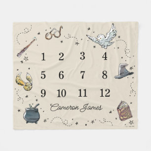 HOGWARTS™ Maandelijkse Mijlpaal Baby Fleece Deken