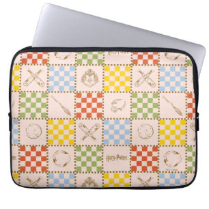 HOGWARTS™ QUIDDITCH™ Team Checker Patroon Laptop Sleeve