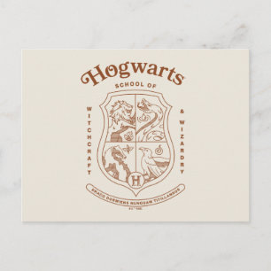 HOGWARTS™ School of Witchcraft and Wizardry Wapen Briefkaart