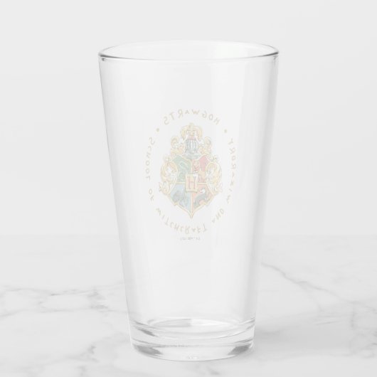 HOGWARTS™ School of Witchcraft and Wizardware Glas (Achterkant)