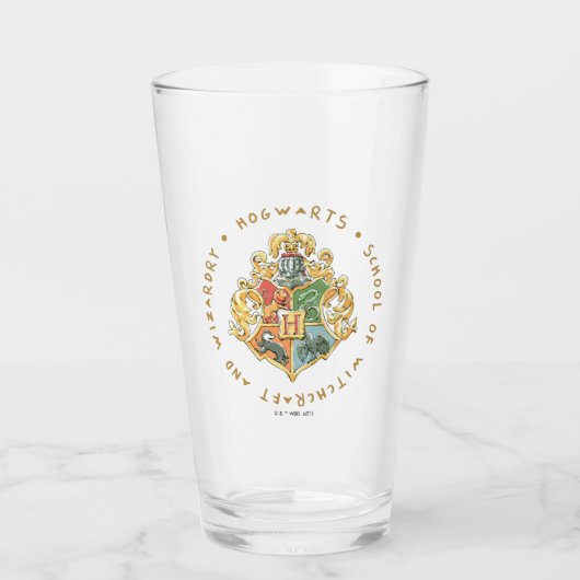 HOGWARTS™ School of Witchcraft and Wizardware Glas (Voorkant)