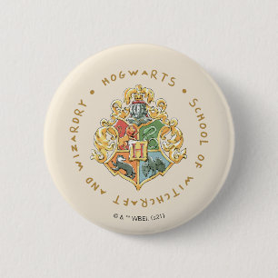 HOGWARTS™ School of Witchcraft and Wizardware Ronde Button 5,7 Cm