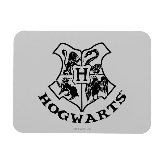  HOGWARTS™-schoolbedekking Magneet (Horizontaal)