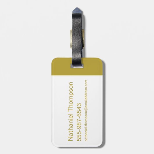 HOGWARTS™ Winged Shield Graphic Bagagelabel (Achterkant verticaal)