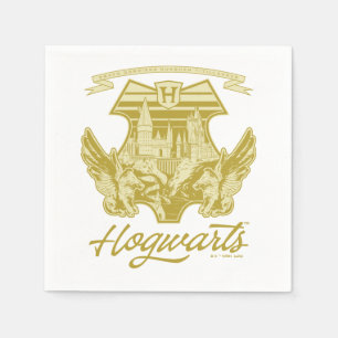HOGWARTS™ Winged Shield Graphic Servet