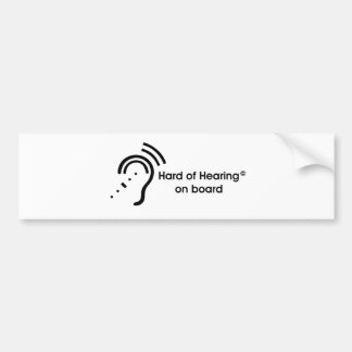 HOH aan boord Bumpersticker