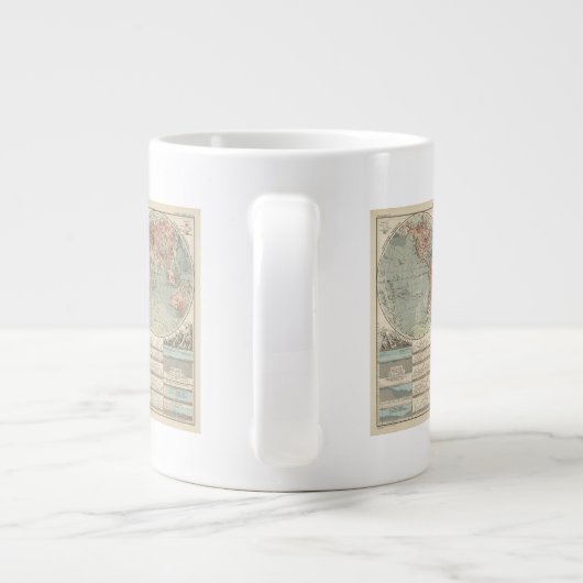 Hohen und Tiefen - Highs and Lows Atlas Map Jumbo Mok (Achterkant)