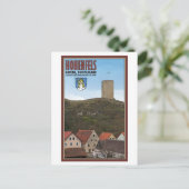 Hohenfels Tower Briefkaart (Staand voorkant)
