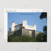 Hohensalzburg Castle, Oostenrijk Briefkaart (Voorkant / Achterkant)