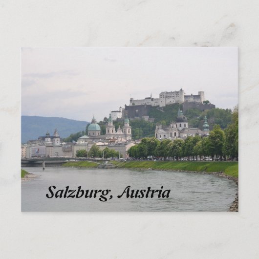 Hohensalzburg Castle, Salzburg, Austria Post Card Briefkaart (Voorkant)
