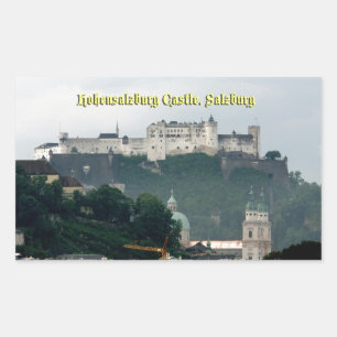 Hohensalzburg Castle, Salzburg, Oostenrijk Rechthoekige Sticker