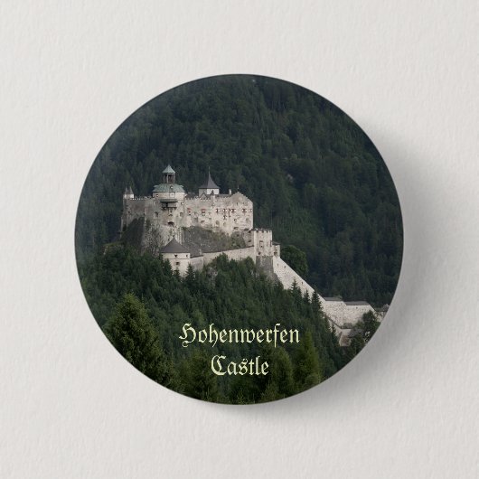 Hohenwerfen Castle Ronde Button 5,7 Cm (Voorkant)