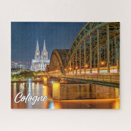 Hohenzollern Bridge, Keulen, Duitsland Legpuzzel