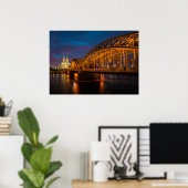 Hohenzollern Bridge Poster (Thuiskantoor)