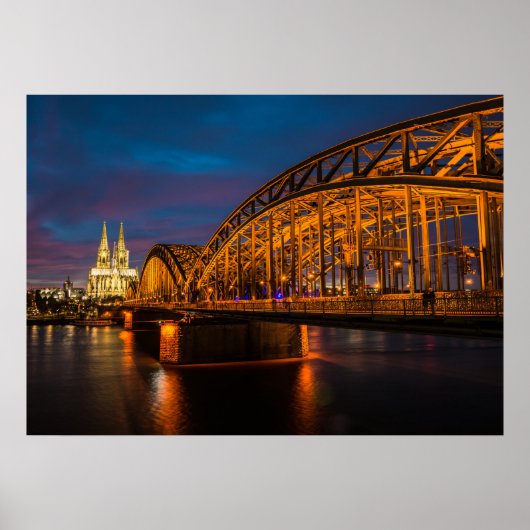 Hohenzollern Bridge Poster (Voorkant)